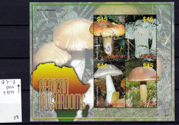 Feuillet  Neuf ** Du Liberia - Mushrooms