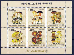 Feuillet  Neuf ** De Guinée - Funghi