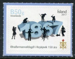 ICELAND  2017 Reykjavik Handwork Union MNH / **.  Michel 1516 - Unused Stamps