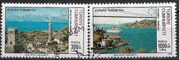 C704 - Turquie 1990 - Tourism 2v.obliteres - Gebruikt