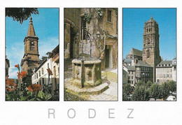 12 Rodez L'Eglise Saint Amans Le Puits Et Le Clocher De La Cathédrale - Rodez