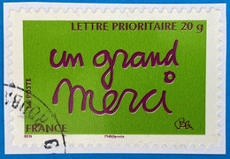 France 2008  : Timbre De Message "un Grand Merci" N° 205 Oblitéré - Adhesive Stamps