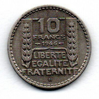 10 Francs  --    1946 B   RL  --  TTB -  Piquée - Autres & Non Classés