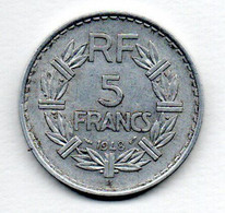 5 Francs  --    1948 B  --  TTB - Other & Unclassified