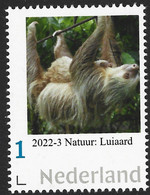 Nederland  2022-3  Natuur:  Luiaard  - Sloth      Postfris/mnh/neuf - Unused Stamps