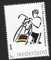 Nederland  2022-1  Wielrennen M. Vos Wereldkampioen Cyclocross     Postfris/mnh/neuf - Ungebraucht