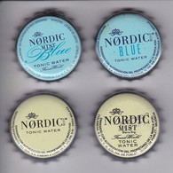 LOTE DE 4 CHAPAS DE TONIC NORDIC - Limonade