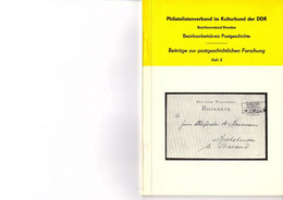 Die Bahnpost Der Schmalspurbahn Hainsberg - Kipsdorf, Kulturbund Heft 3     Dr.-Ing. Klaus Jahn - Philately And Postal History