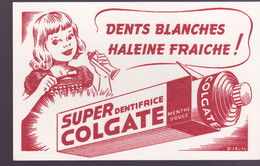 BUVARDS -   SUPER DENTIFRICE COLGATE - Perfume & Beauty