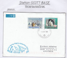 Ross Dependency 2008 1st Spring Flight To Antarctica Ca Ross 5 SEP 2008  (AF190A) - Poolvluchten