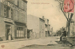 Aigueperse * 1906 * Bas De Ville */ Rue * Hôtel Ou Café De Commerçants ROYET SARRE - Aigueperse