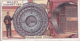 Engineering Wonders 1927 -  23 Strong Room Door, USA  -  Wills Cigarette Card - Original - Wills