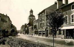 Aigueperse * Grande Rue Et Hôtel De Ville* Magasin Commerce Photographie Photographe Photo DUREY - Aigueperse