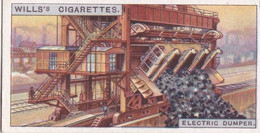 Engineering Wonders 1927 -  19 Electric Dumper, USA   -  Wills Cigarette Card - Original - Wills