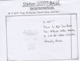 Ross Dependency 2022 Document  Flight McMurdo To South Pole Station Ca South Pole Station Nov 1 2011 (AF192B) - Poolvluchten