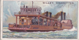 Engineering Wonders 1927 -  40 Train Ferry, Canada -  Wills Cigarette Card - Original - Wills