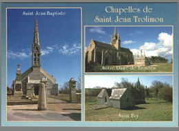 CPM 29 - Saint Jean Trolimon - L'église Paroissiale - Les Chapelles Notre Dame De Tronoën Et Saint Evy - Saint-Jean-Trolimon