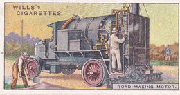 Engineering Wonders 1927 -  46 Road Making Motor  -  Wills Cigarette Card - Original - Wills