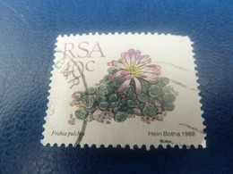 Rsa - Frithia Pulchia - Hein Botha - 40c. - Multicolore - Oblitéré - Année 1988 - - Usados