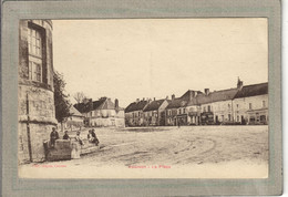 CPA - (89) COURSON - Aspect De La Place Du Bourg Au Début Du Siècle - Courson-les-Carrières