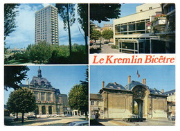 LE KREMLIN BICETRE --1986--Multivues ( Mairie,hopital,poste,....) -- Voitures...............à Saisir - Kremlin Bicetre