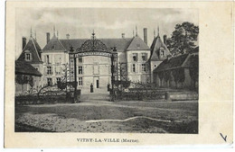 VITRY-la-VILLE (51) Marne, Le Château, Envoi 1916 - Vitry-la-Ville