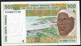 W.A.S. SENEGAL P710Kg 500 FRANCS (19)97 1997 Signature 28   10 Numbers   UNC. - Westafrikanischer Staaten