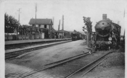 DOMONT - La Gare Prise Du Quai - Beau Plan Des Trains - Domont