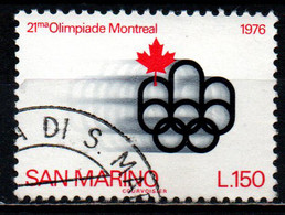 SAN MARINO - 1976 - OLIMPIADI DI MONTREAL - USATO - Used Stamps