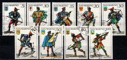 SAN MARINO - 1973 - SERIE BALESTRIERI - USATI - Used Stamps