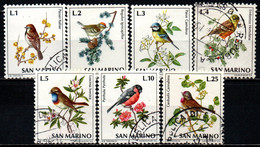 SAN MARINO - 1972 - SERIE UCCELLI - BIRDS - USATI - Used Stamps