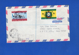 BRITISH VIRGIN ISLANDS, 1969, AIR MAIL REGISTERED COVER TO USA, (OTIS) - Iles Vièrges Britanniques