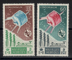 Nouvelles Hebrides - YV 211 & 212 N** Legende Française UIT Complete Cote 16,60 Euros - Unused Stamps