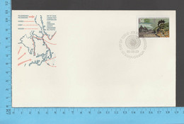 Canada No:1104, PPJ, FDC, 1986 - Cachet: Les D'écouvreurs , Discoverers Exploration Of Canada - Storia Postale