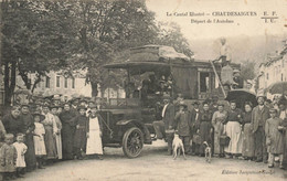 15 Chaudesaigues Depart De L'autobus - Autres & Non Classés