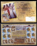 Egypte Lettre Recommandée De 2009 -> France Voir Scan Egyptologie Pyramides - Storia Postale