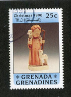1255 Grenada-Grenadines Scott #1248 Used "Offers Welcome" - Grenade (1974-...)