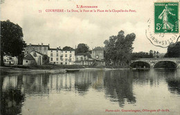 Courpière * La Dore , Le Pont Et La Place De La Chapelle Du Pont - Courpiere