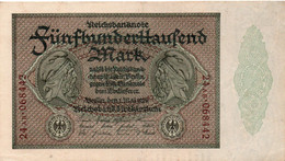 GERMANY- 500000 MARK 1923 - Wor:P-88b.3, Ros:R-87e   AUNC - 500.000 Mark