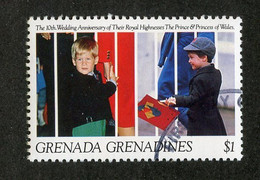 1270 Grenada-Grenadines Scott #1335 Used "Offers Welcome" - Grenada (1974-...)