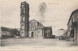 88   Etival  -   Place De L'eglise - Etival Clairefontaine