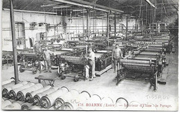 Delcampe - INDUSTRIE - 42 ROANNE N° 176 - Intérieur De L'Usine : Le Parage - Tissage - Circulé 1908 - - Industrie