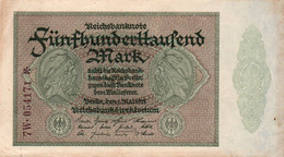 GERMANY- 500000 MARK 1923 -  Wor:P-88b.4, Ros:R-87f   XF+ (SERIE SPECIALE) RARA - 500.000 Mark