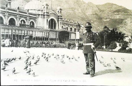 ► MONACO -  MONTE-CARLO - Les Pigeons Et Le Café De Paris - Ed. LL Levy 64 (Coin Décollé) - Wirtschaften & Restaurants