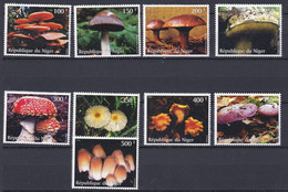 9 Timbres Neufs ** Du Niger, Champignon, - Mushrooms