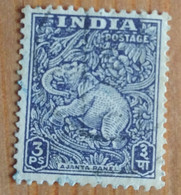 Éléphant (Animaux) - Inde - 1949 - YT 7 - Used Stamps