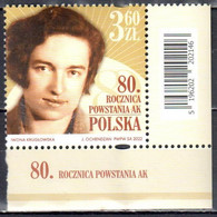 Poland 2022  80th Anniversary Of Home Army Uprising - Mi.5346 - MNH(**) - Unused Stamps