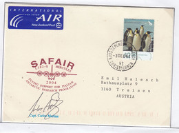 Ross Dependency 2004  Safair Flying Support Italian Antarctic Research Signature   Ca Ross 3 DE 04 (AF207A) - Polar Flights