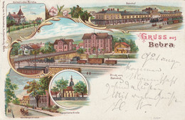 Gruss Aus Bebra - Blick Vom Bahnhof, Nürnbergerstrasse 1898 - Litho - Bebra