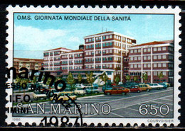 SAN MARINO - 1986 - GIORNATA MONDIALE DELLA SANITA' - USATO - Gebruikt